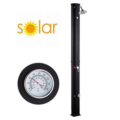 China CYEN New Launch Design Outdoor Popular Environmental Black Sunlight 35L Power Outdoor Garden Pool Shower With Thermometer for sale