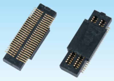 China Double Slots Board To Board Connector Phosphor Bronze / Gold Plated Contact Material for sale