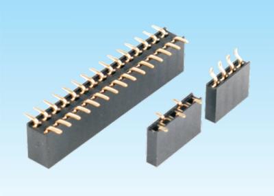 China 2.54mm van de de Schakelaar Enig/Dubbel Rij van de Hoogte Vrouwelijk Kopbal van het Ontwerpsmt Soldeerseltype Te koop