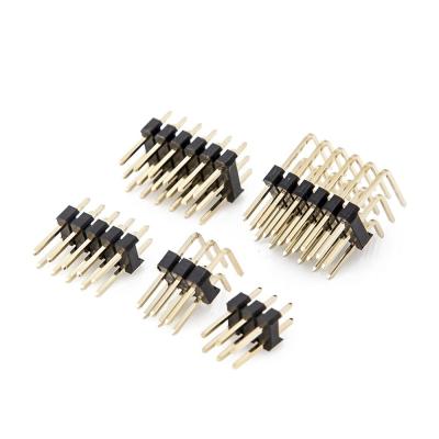 China Pin header socket looper  Single Plastic Dual row  90° DIP  2.0mm Board to Board Planar Mating for sale