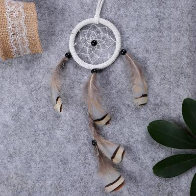 China 100% New Design Handmade Dream Catcher Feather Dream Catcher For Car Hanging Home Decoration for sale