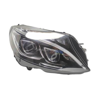 China Mercedes Benz C Class C Class Auto Parts W205 LED Dual Headlight HD Matrix Projector Fish Eye High Version 1PC Compatible (80*40*32) for sale