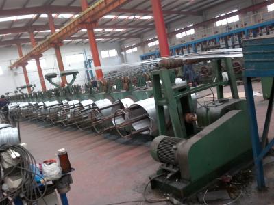 China Línea azul media de la galvanización del alambre del color 0.6-1.6m m para hacer el alambre del hierro en venta