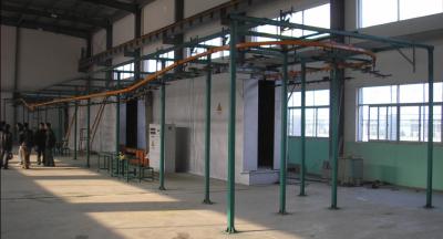 China PVC Powder Spray Coating Production Line For Wire Mesh Panel Treatment for sale