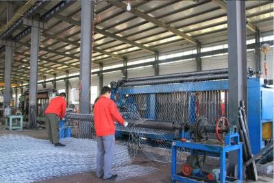 China Heavy Hexagonal Gabion Wire Mesh Machine 2.5m 3m Or 4.3m Length 100*120mm Hole Size for sale