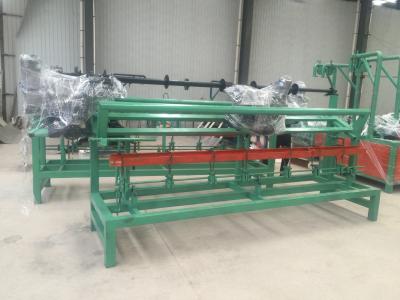 China 2 Feeding Wire Number Double Wire Chain Link Fence Machine Full Automatic High Speed for sale