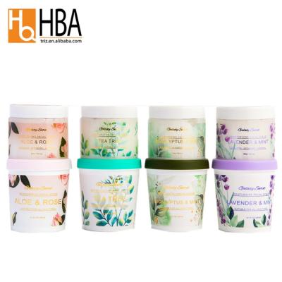 China Exfoliator Wholesale Private Label Face Lavender Rose Mint Tea Tree Oil Natural Exfoliating Clean Body And Face Scrub for sale