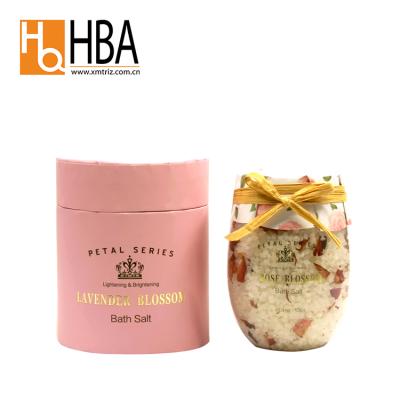 China Wholesale Cleansing Petal Rose Bath Salt China White Flower Body For Body Spa for sale