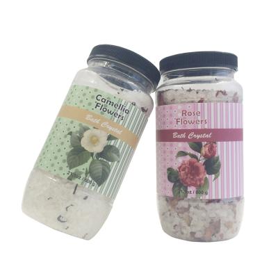 China China Custom Body Perfume in Rose or Camellia Flower Fragrance Private Label Hotel Bath Salt for sale