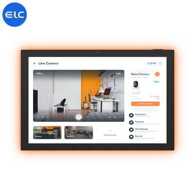 China 10.1 polegada gratuita POE Tuya Smart Home Tablet Produtos com LED Light Bar à venda