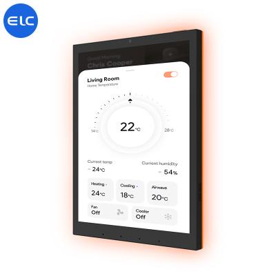 China RJ45 With POE Smart Home Tablet 10-Point Capacitive Touch Panel With Zigbee Matter for sale