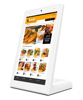 China ABS Material Desktop Quad Core Vertical Signage Display With Android 11 System for sale