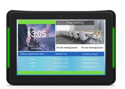 China Wall Mount 10.1 Inch LCD Touch Screen POE Meeting Room Display for sale