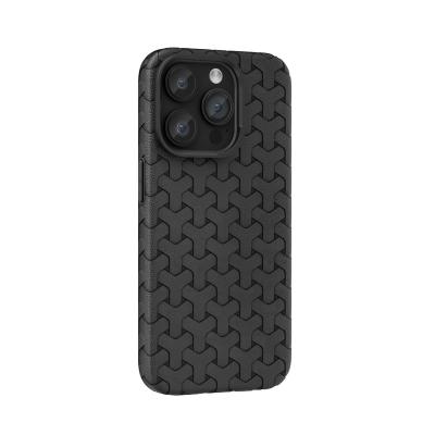 China Shockproof 3D three-dimensional Y-line leather shock-proof mobile phone case for Apple 15 14 13pro phone case 15promax all-inclusive soft e for sale