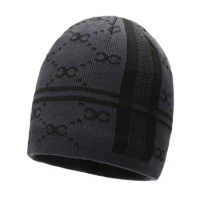 China COMMON beanie hats knitted winter black winter hat warmly knit beanie for sale