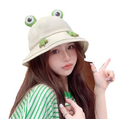 China Imitate New Arrival Cute Animal Fashion Frog Ear Hat Fisherman Hat Cartoon Bucket Hat for sale