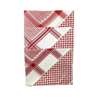 China Best Selling Solid Color New Design Chinese Factory Smooth Chiffon Scarf Women Plaid Pleated Scarf for sale