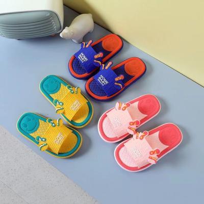 China Waterproof Children's slippers Summer girls home thick soles antler Beach soft soles baby bathroom cute cartoon boy slippers for sale