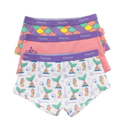 China Wholesale Antibacterial Cheap Price Girls Briefs With Elastic Kids Leg And Underwear Three Packs Of Girls Underwear Cotton for sale