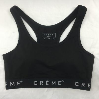 China Custom Logo Sports Bra Made Running Yoga Bulk Wholesale Price Poop Antibacterial Yoga Top for sale