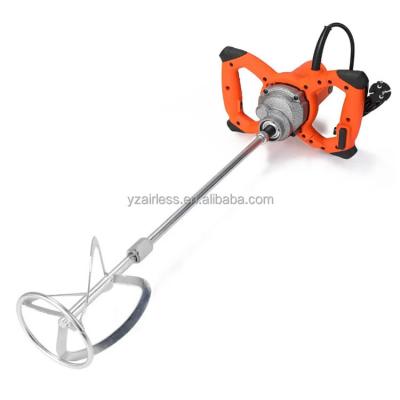 China Mixing Building And Chemical Materials 220V 1200W Electric Hand Paint Mixer for sale