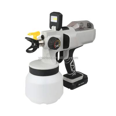 China Paint spray gun factory price cordless battery electric paint spray gun for sale