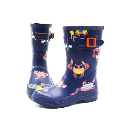 China Kids Waterproof Rubber Boots Fashion Rubber Kids Rain Waterproof Boots Shoes For Toddler for sale