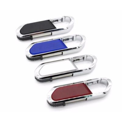 China Promotional Custom Flash USB Flash Drive Metal Loop Drive Portable Usb Pen Drive 64gb 32gb Pendrive 16gb 8gb 4gb Memory Stick U Disk Promo Gift Points for sale