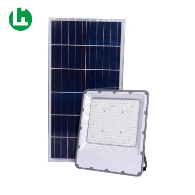 China 50W 100W 150W 200W Solarlight Residential Energy Saving Waterproof Park Home Remote Control Sensor Led Flood Light for sale