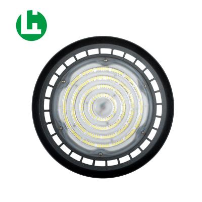 China Super Bright Warehouse High Bay 200W High Bright 20000LM IP65 Gas Station UFO LED Industrial Bay Lights Indoor Outdoor for sale