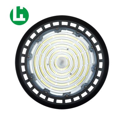 China Waterproof Commercial Industrial Warehouse Lights Workshop UFO Led Lamp 100W 150W 200W PC Lens High Bay Light for sale