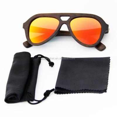 China Handmade Bamboo Wooden Cool Brand Sunglasses Fashion Sun Glasses Polarized Sunglasses for sale