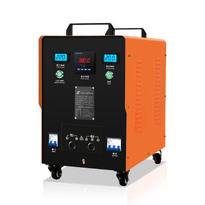 China 220v Power To 380v Boost Transformer Inverter Voltage Converter High Power Single Phase To Three Phase Power Supply for sale