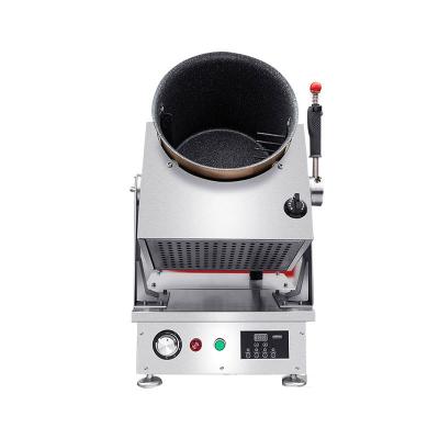 China food & Beverage Stores Gas Commercial Automatic Large Gas Food Processor Intelligent Cooking Drum Cooking Pot Non-Stick Rice Frying Machine for sale