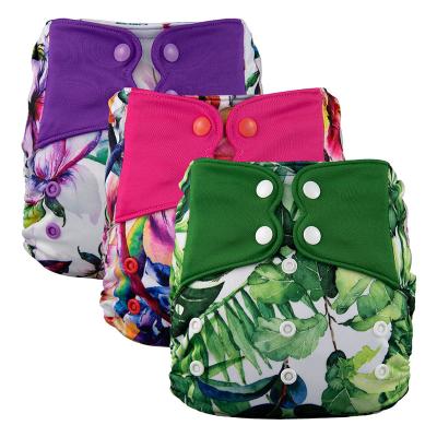 China Printed OEM ODM Support Customized Eco Friendly Reusable Washable Baby Cloth Diaper Pocket Baby Diaper One Size H13-H18 for sale