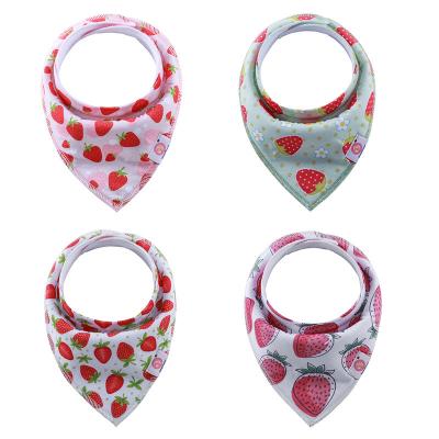 China Wholesale ODM Washable Triangle Girl Burp Cloth Scarf Cotton Bibs Cheap Absorbent Baby Newborn for sale