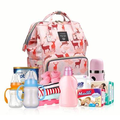 China ODM Water Resistant In Stock Multifunctional Diaper Bag Mommy Diaper Bag Travel Backpack Waterproof Maternity Care Storage for sale