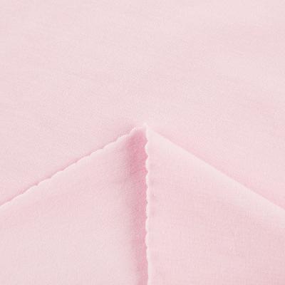 China High Quality Solid Plain Dyed Polyester Jersey Knitted Spandex Fabric Shrink-Resistant T-shirt Apparel for sale