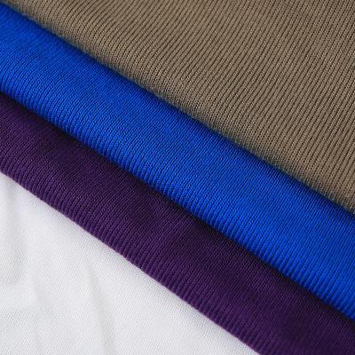 China Good quality Shrink-resistant bulk bulk solid dyed knitted soft TR stretch tank top spandex fabric for sale