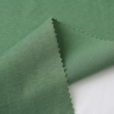 China Oeko-Tex Tear-Resistant Certificated Solid Color 1*1 Rib Interlock Knit Textiles100% Cotton Fabric for sale