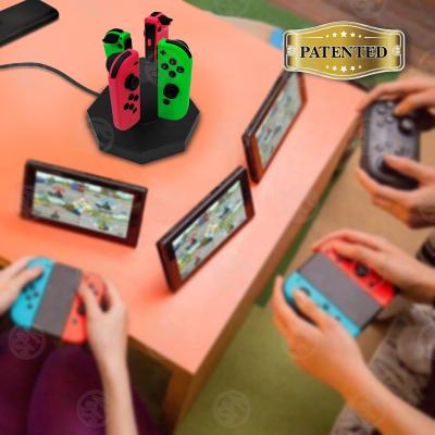 China USB Charging Factory Directly Sell Nintendo Switch Game Controller USB Charging Station Dock For Nintendo Switch Joy-Con Game Controller for sale