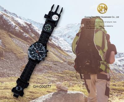 China Multifunctional Factory Hot Sale Hunting Camping Hiking Multi Function Emergency Survival Rescue Rescue Rope Bracelet Waterproof Sports Eye for sale