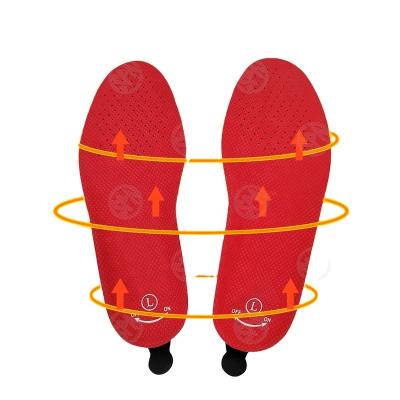 China EVA Remote Control USB Rechargeable Electronic Heated Insoles for sale