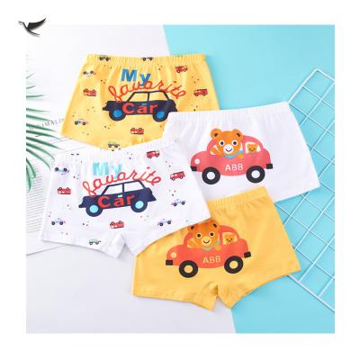 China Factory Wholesale Breathable Children Underwear Cartoon Boxers Baby Boy Kids Teenage Cute Panties for sale