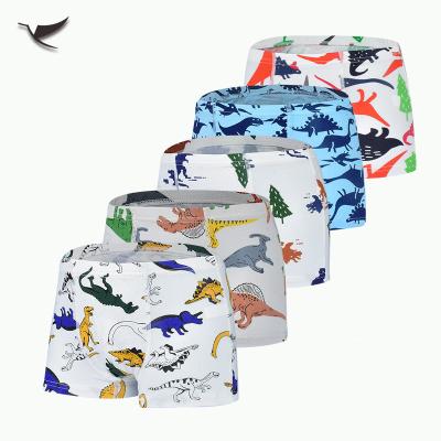 China Breathable Underwear Teenage Boxers Cute Kids Cartoon Printed Panties Kids Cotton Boy Teen Boxer Briefs for sale