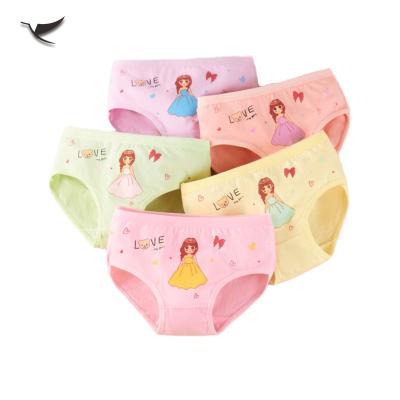 China Breathable Hot Selling Kids Underwear Teenage Girls Boxer Briefs Cotton Cartoon Panties Babies Kids Underwear for sale