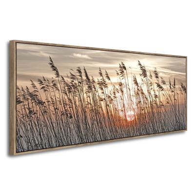 China International Organization for Standardization Professional Design Long Banner Landscape Decoration With Picture Frame Canvas for sale