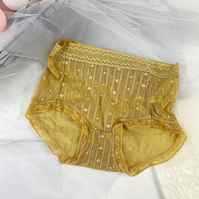 China Transparent girls briefs 2021 new style sex women underwear ladies lace antibacterial high quality sexy underwear panties for sale