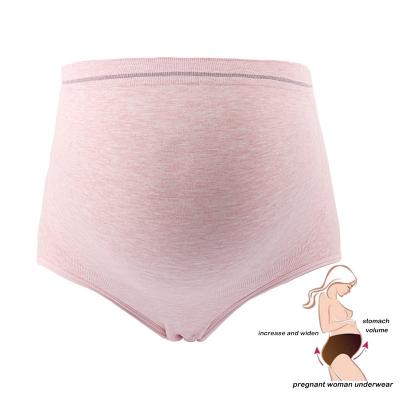 China Women's Seamless Pregnant Panties Low Rise Underwear One Piece Breathable Maternity Maternity Panties Lace Up Underwear Maternity Panties for sale