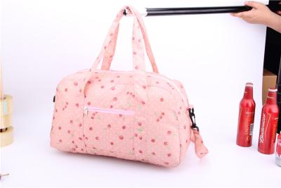 China Durable Ultrasil Travel Foldable Bag Chicobag Travel Pack Cherry Pattern for sale